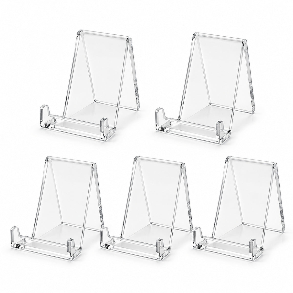 Acrylic Card Display Stand Set 5 Piece