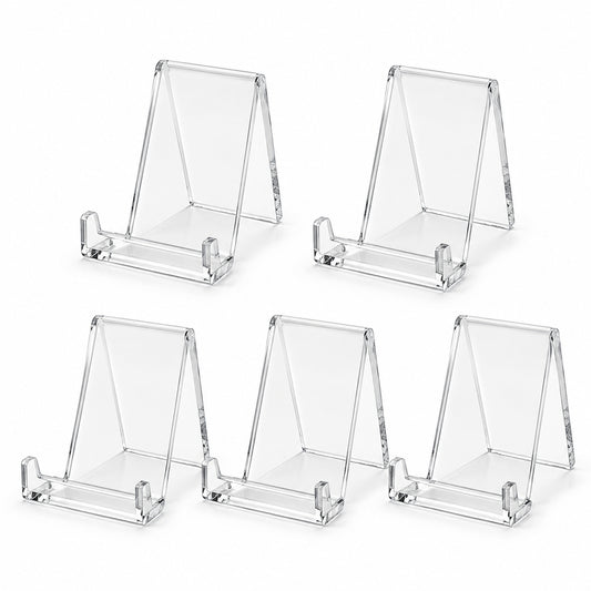 Acrylic Card Display Stand Set 5 Piece